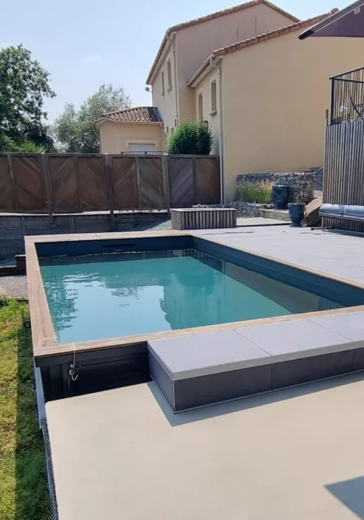 Piscine sur terrasse